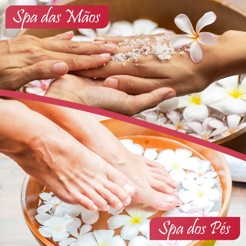 Spa das mãos e pés